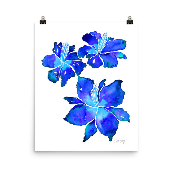 Iris Blooms – Blue