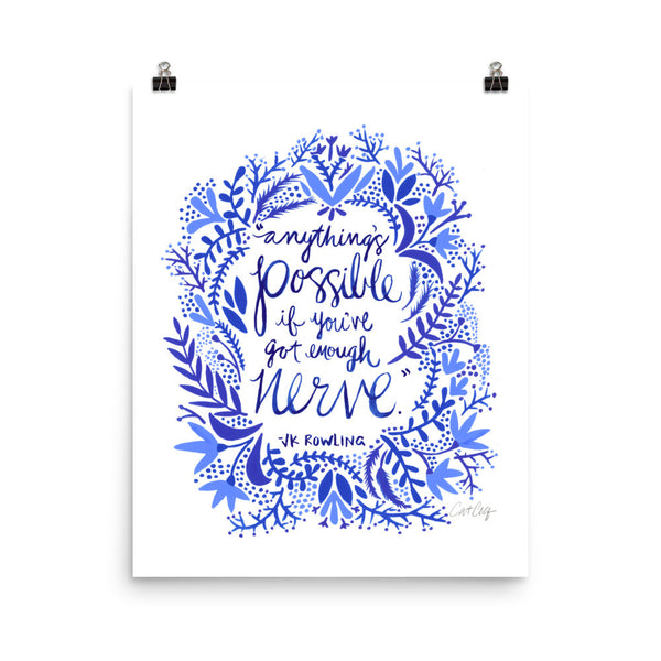 Anything’s Possible – Navy Palette • Art Print