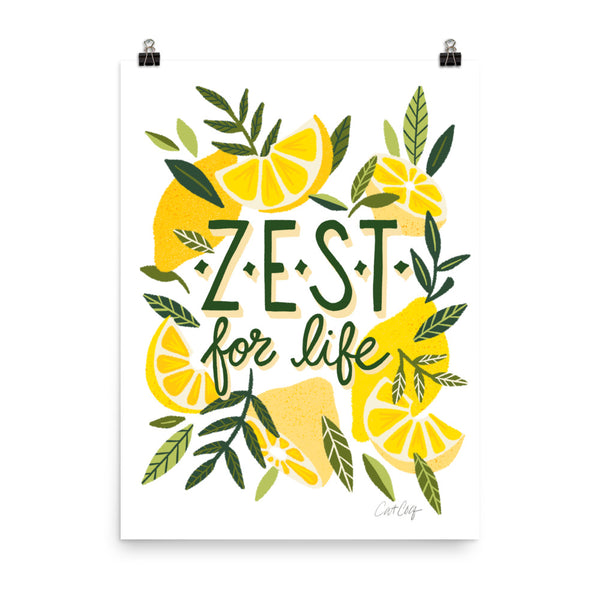 Zest for Life - Yellow White