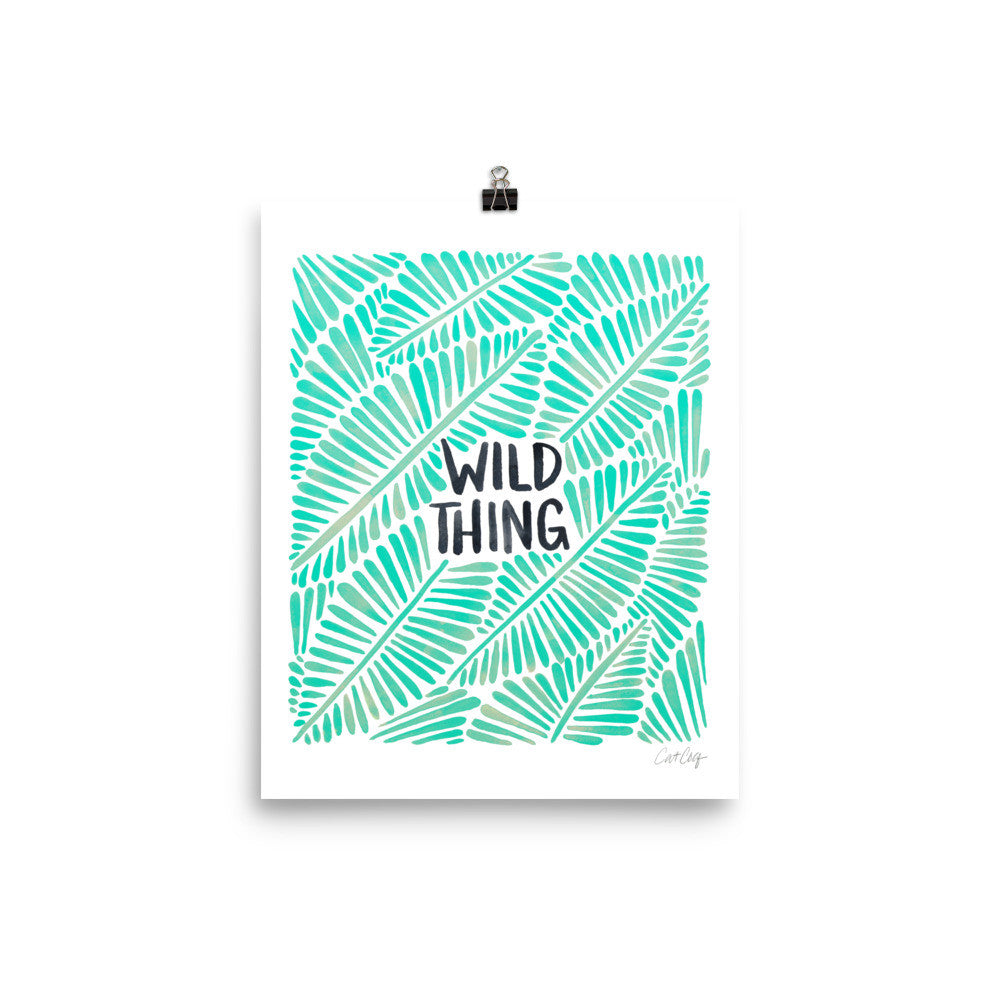 Wild Thing – Mint Palette  •  Art Print