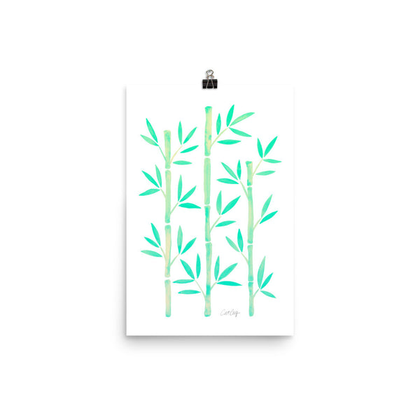 Bamboo – Mint Palette • Art Print