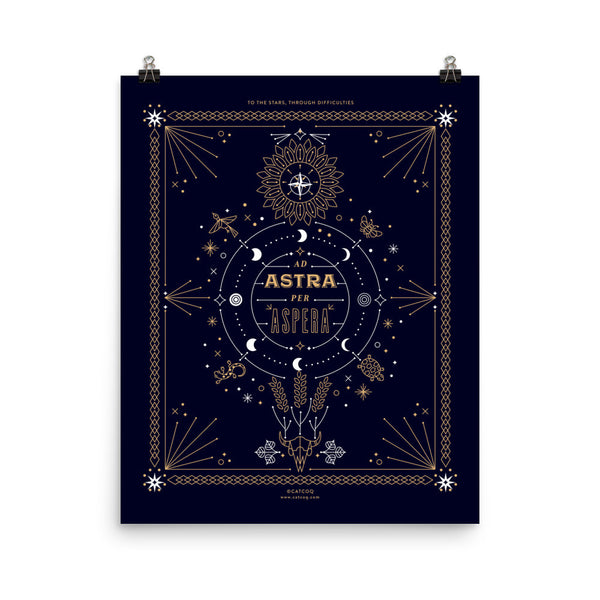 Ad Astra Per Aspera  •  Art Print