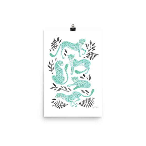 Cheetah Collection - Mint Black