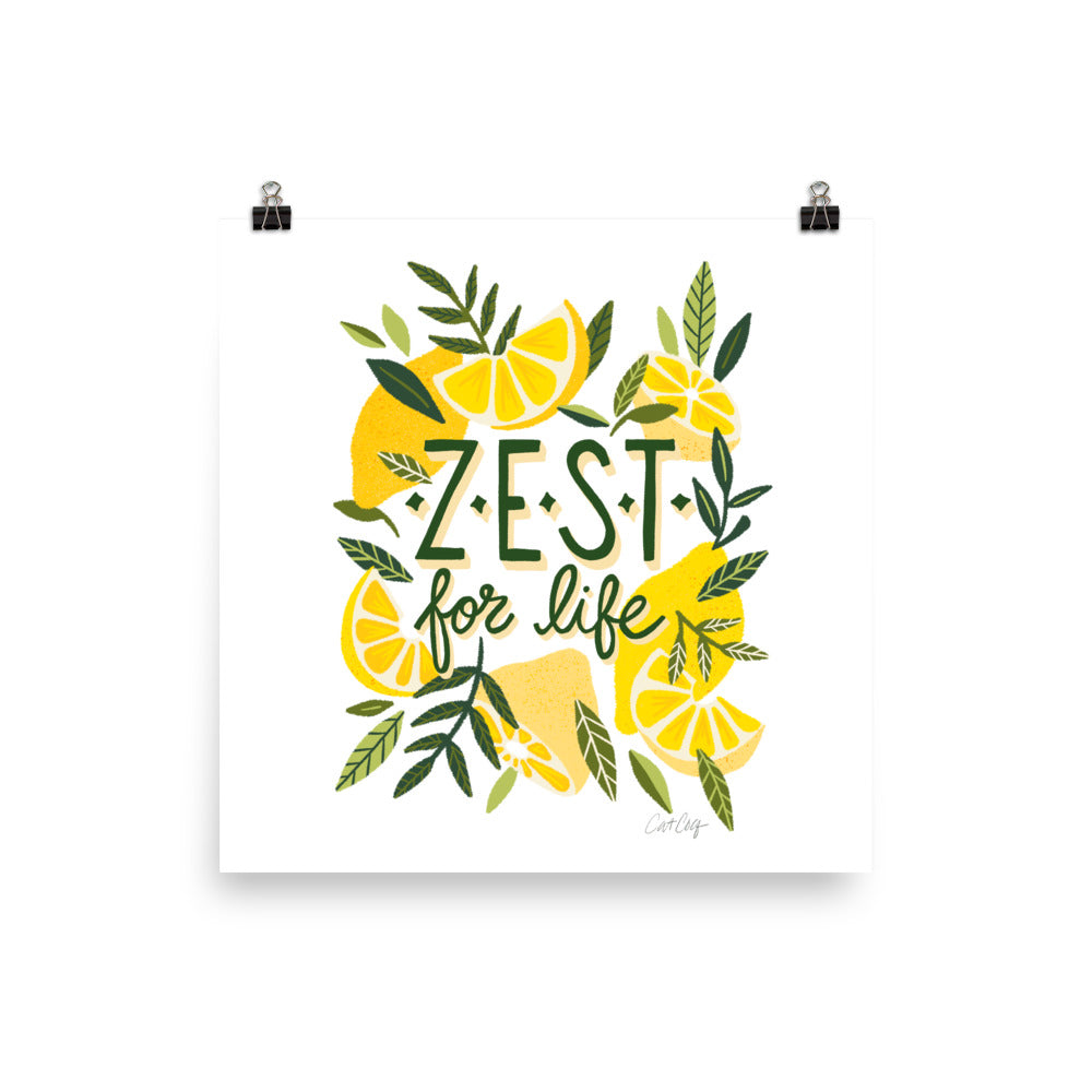 Zest for Life - Yellow White