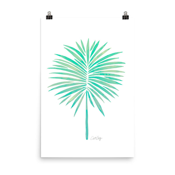 Fan Palm – Mint Palette • Art Print