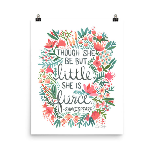 Little & Fierce • Art Print