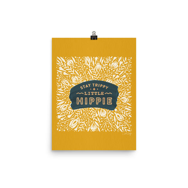 Stay Trippy Little Hippie - Yellow