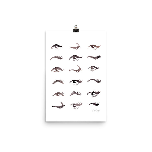 Mascara Envy – Black Palette • Art Print