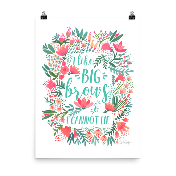 Big Brows – Juicy Palette • Art Print