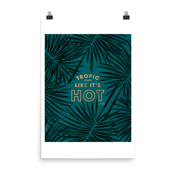 Tropic Like It's Hot - Turquoise
