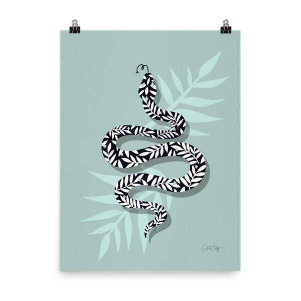 Tropical Serpent - Mint Blush