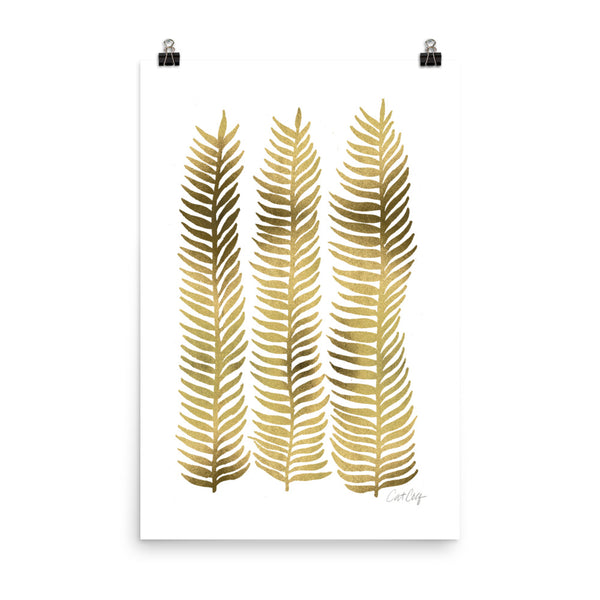 Stems – Gold Palette • Art Print