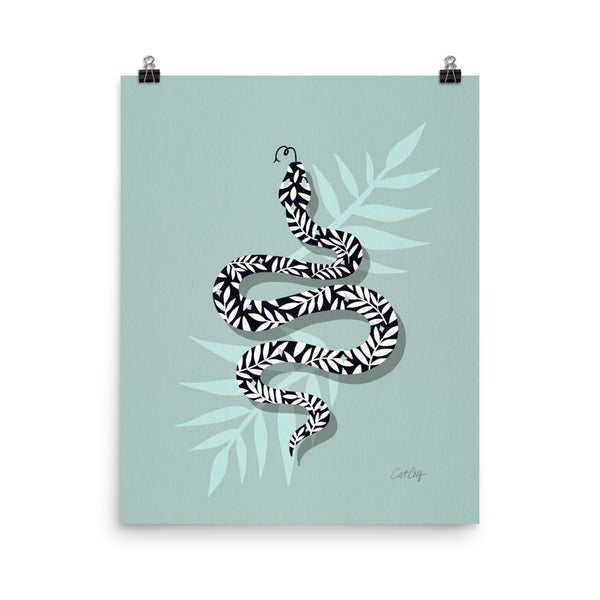 Tropical Serpent - Mint Blush