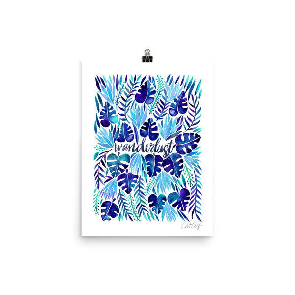 Wanderlust – Blue Palette • Art Print