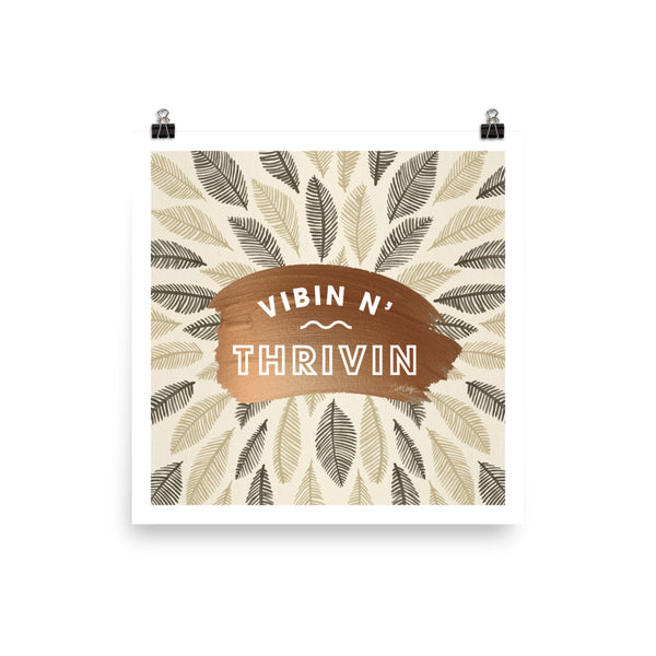 Vibin n Thrivin - Taupe