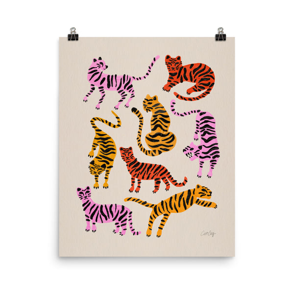 Tiger Collection - Pink & Yellow