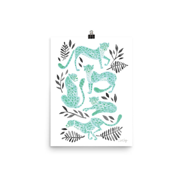 Cheetah Collection - Mint Black