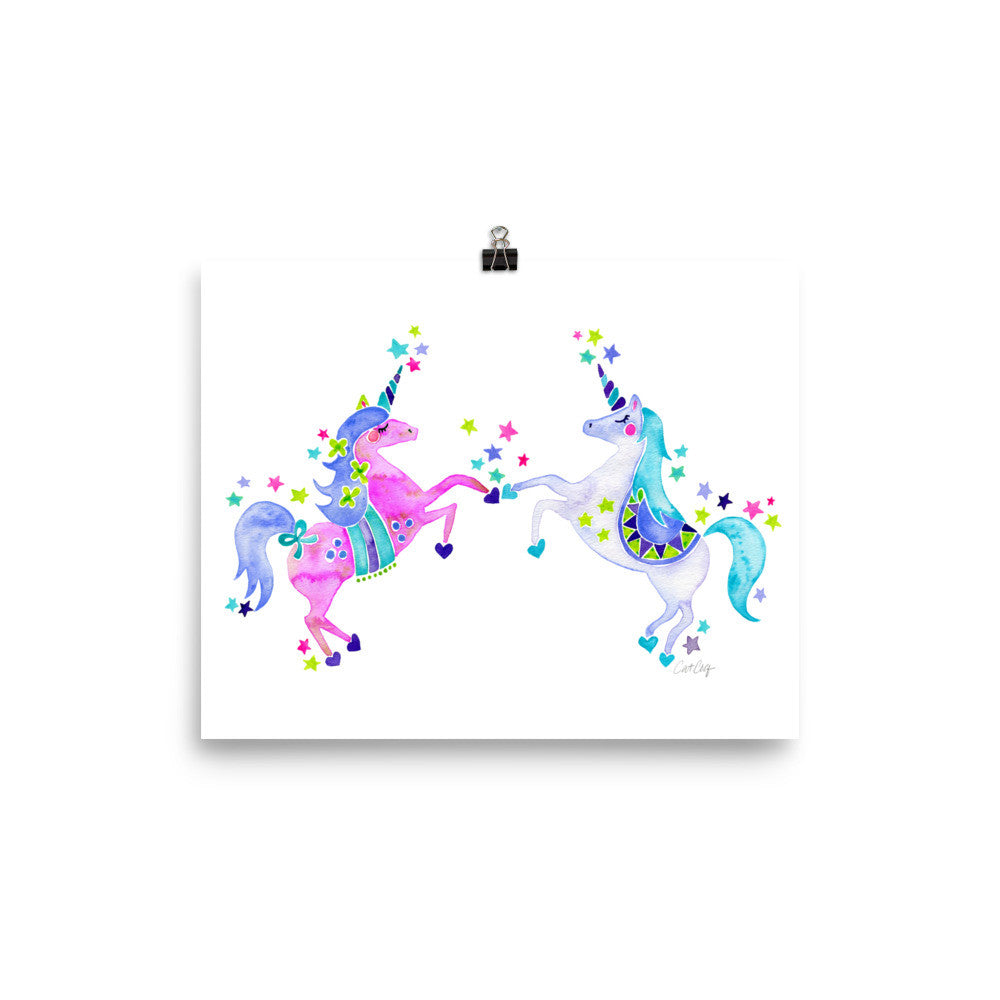 Unicorns – Pastel Palette • Art Print