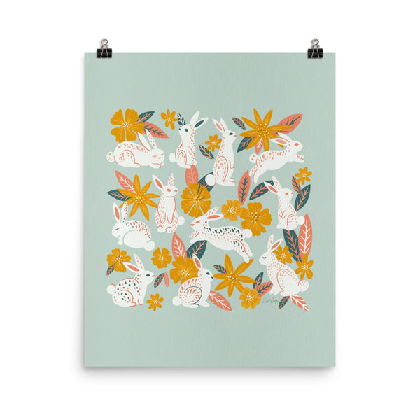 Bunnies and Blooms  - Marigold Blush