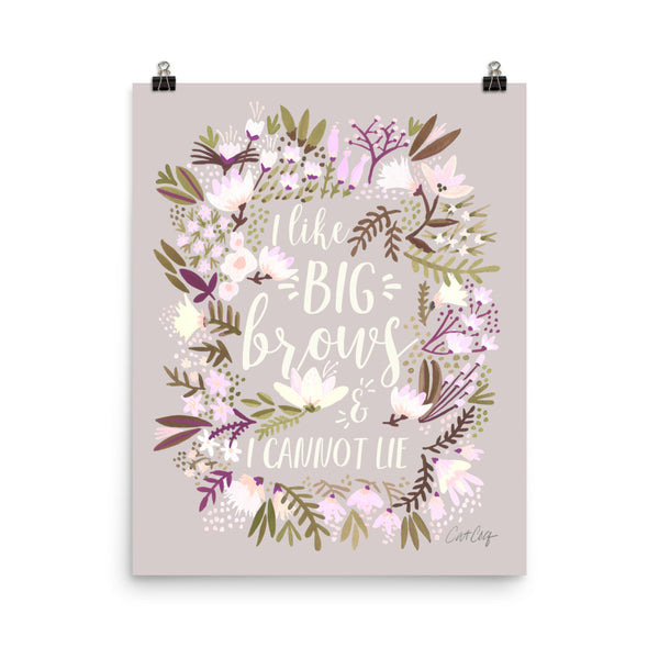 Big Brows – Spring Palette • Art Print