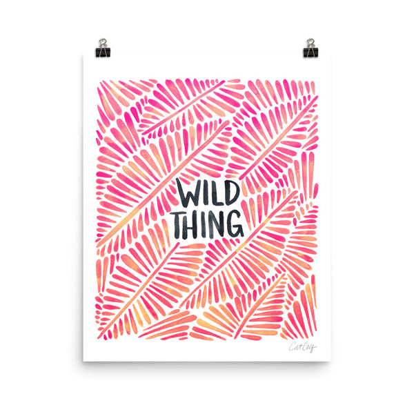Wild Thing – Pink Palette • Art Print
