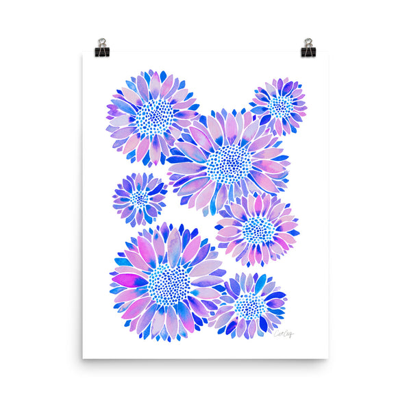 Sunflower Blooms – Indigo