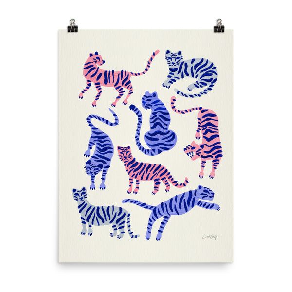 Tiger Collection - Periwinkle Blush