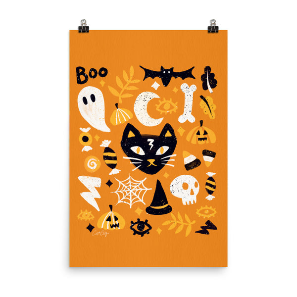 Trick or Treat Yourself - Orange Black