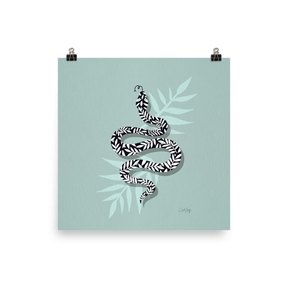 Tropical Serpent - Mint Blush