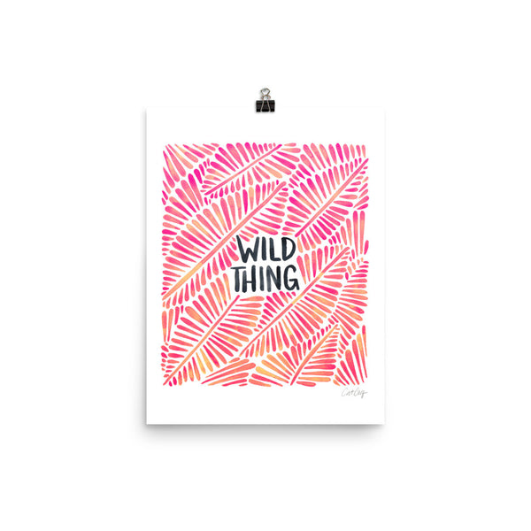 Wild Thing – Pink Palette • Art Print