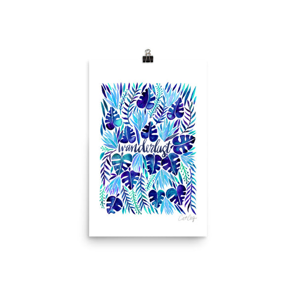 Wanderlust – Blue Palette • Art Print