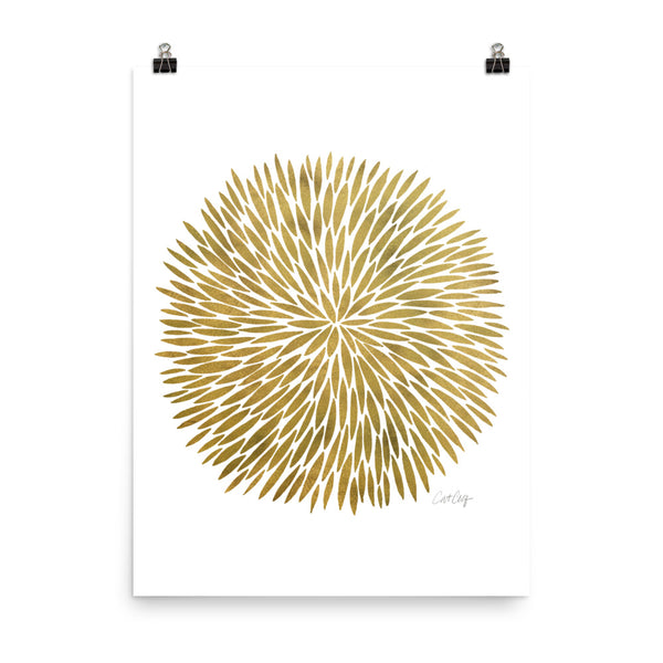 Golden Burst • Art Print