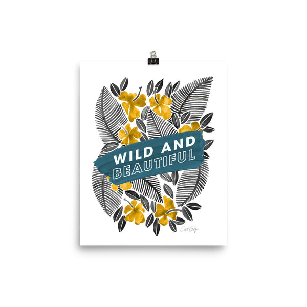 Wild and Beautiful - Yellow and Blue