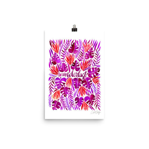 Wanderlust – Magenta Palette • Art Print