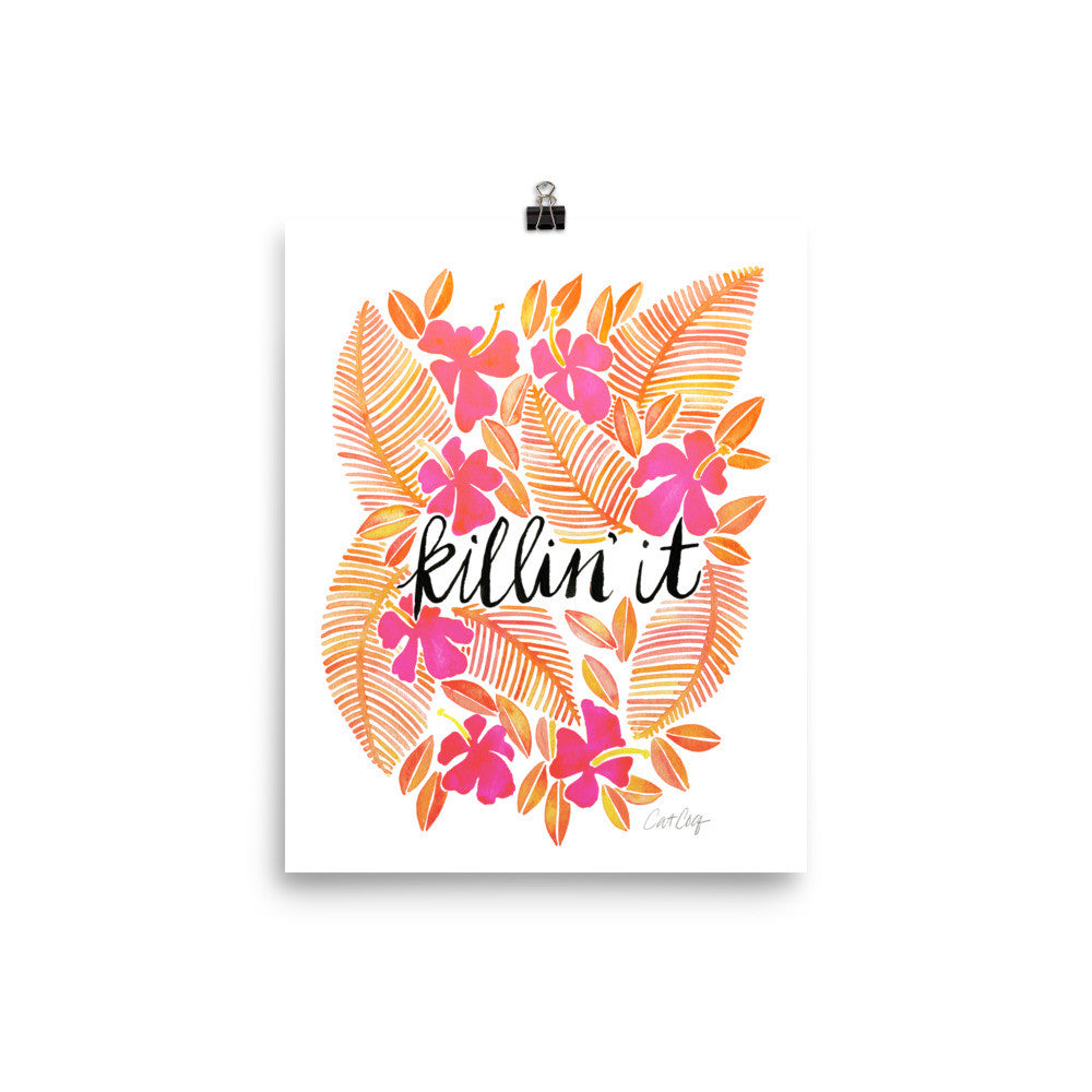 Killin' It – Melon Ombré Palette • Art Print