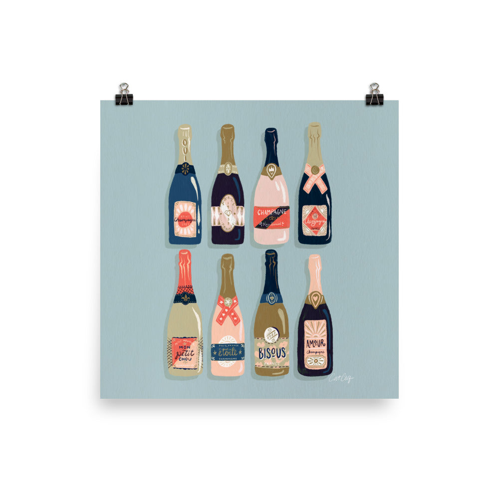 French Champagne Collection – Navy & Coral