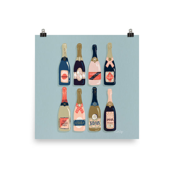 French Champagne Collection – Navy & Coral