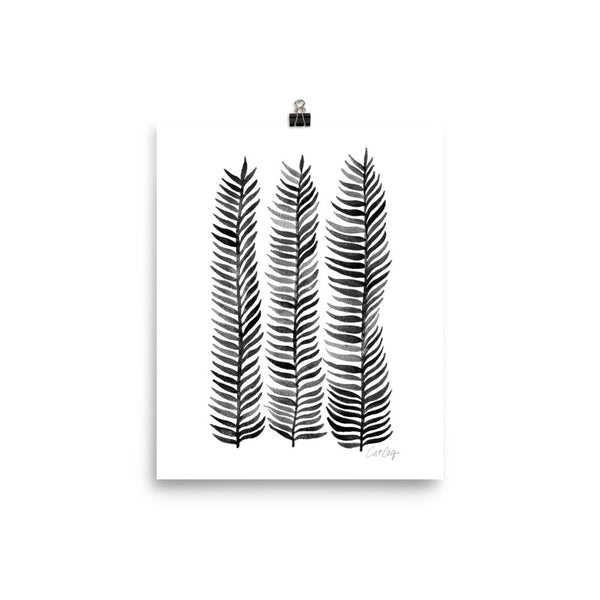 Stems – Black Palette  •  Art Print