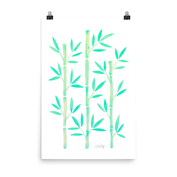 Bamboo – Mint Palette • Art Print