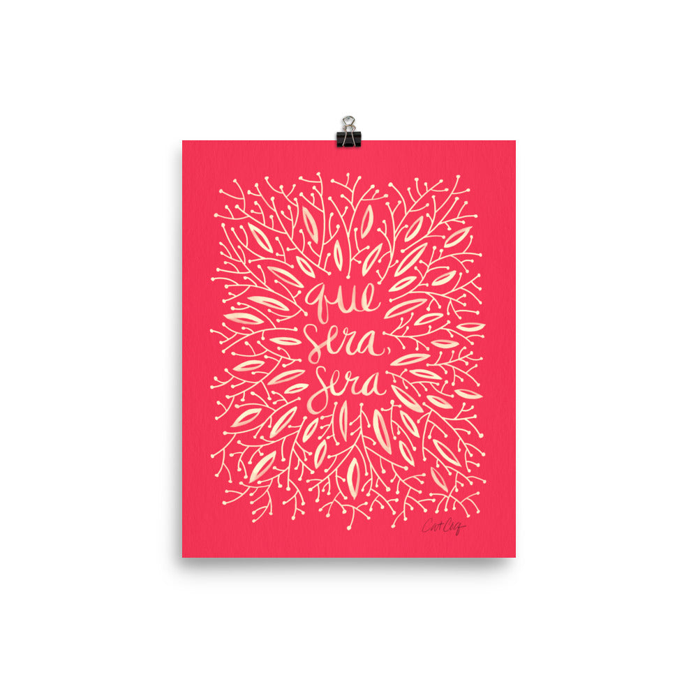 Whatever Will Be, Will Be – Illustrated Melon Palette • Art Print