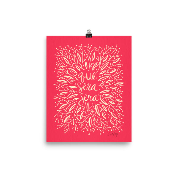 Whatever Will Be, Will Be – Illustrated Melon Palette • Art Print