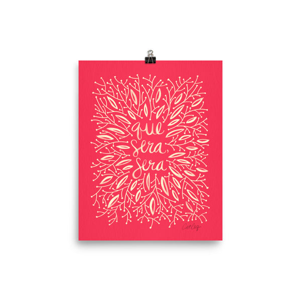 Whatever Will Be, Will Be – Illustrated Melon Palette • Art Print