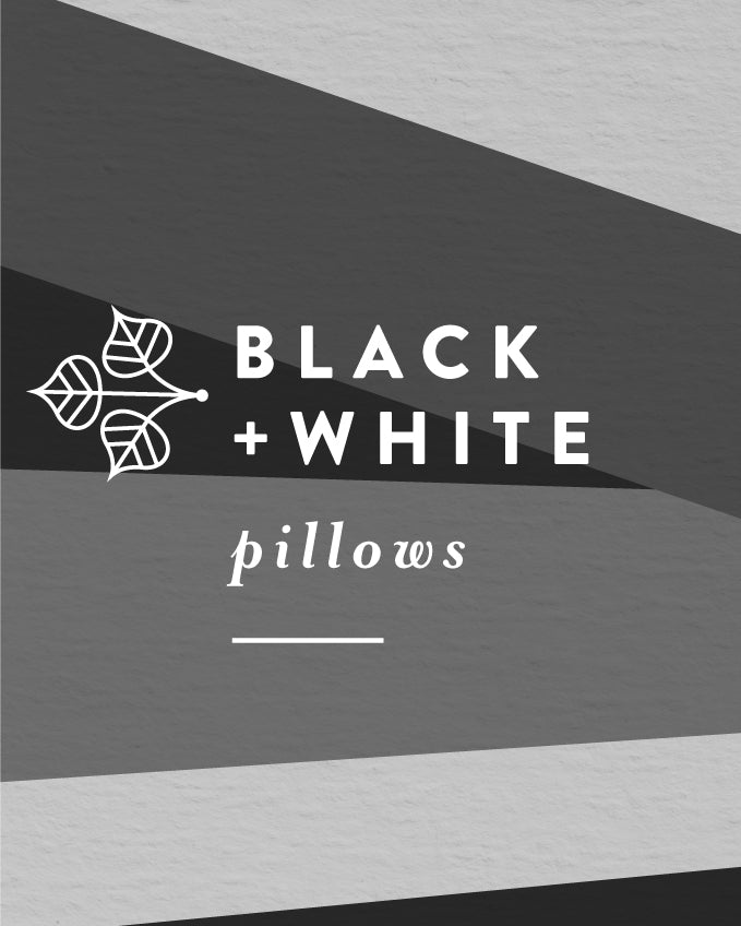 Shop Black & White Pillows by CatCoq