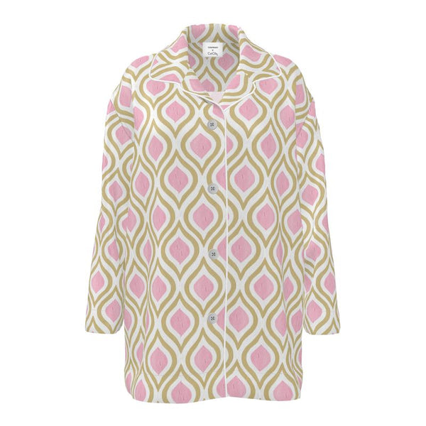 Pastel Passion Silk PJ Shirt