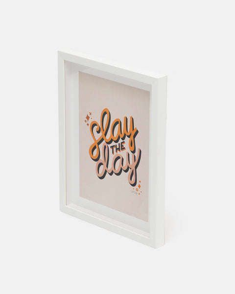 Slay The Day Framed Art Print
