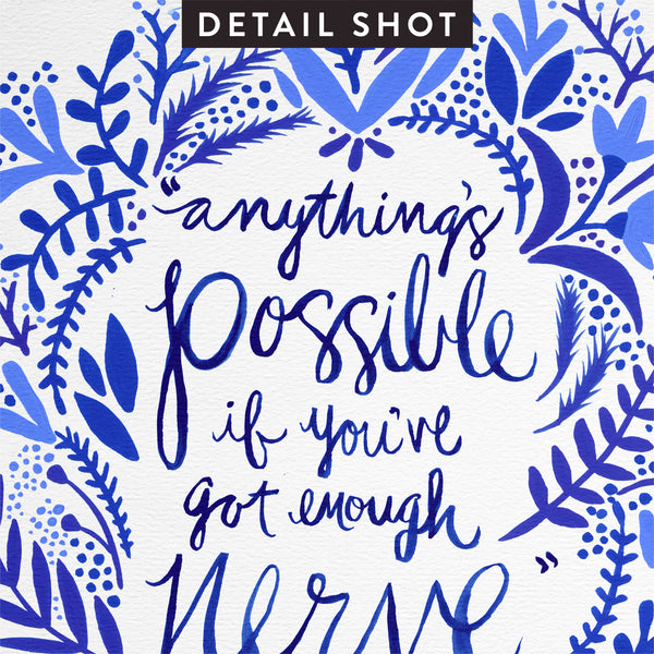 Anything’s Possible – Navy Palette • Art Print