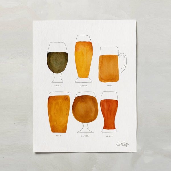 Beer Collection • Art Print