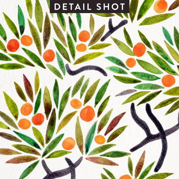 Bonsai Fruit Tree – Little Oranges • Art Print