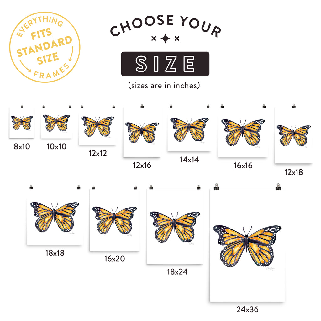 Monarch Butterfly Kit in Standard Vertical Sizing