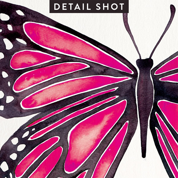 Butterfly – Pink Palette • Art Print